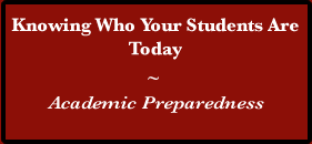 Academic Preparedness