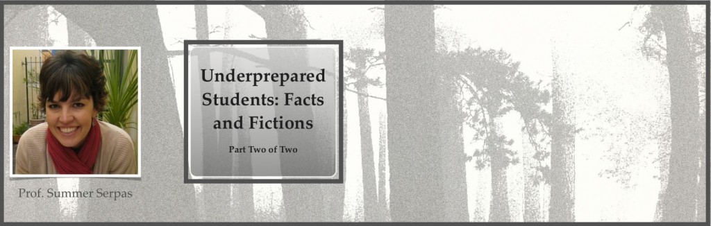 SC 42 #2 Underprepared Students: Facts and Fictions